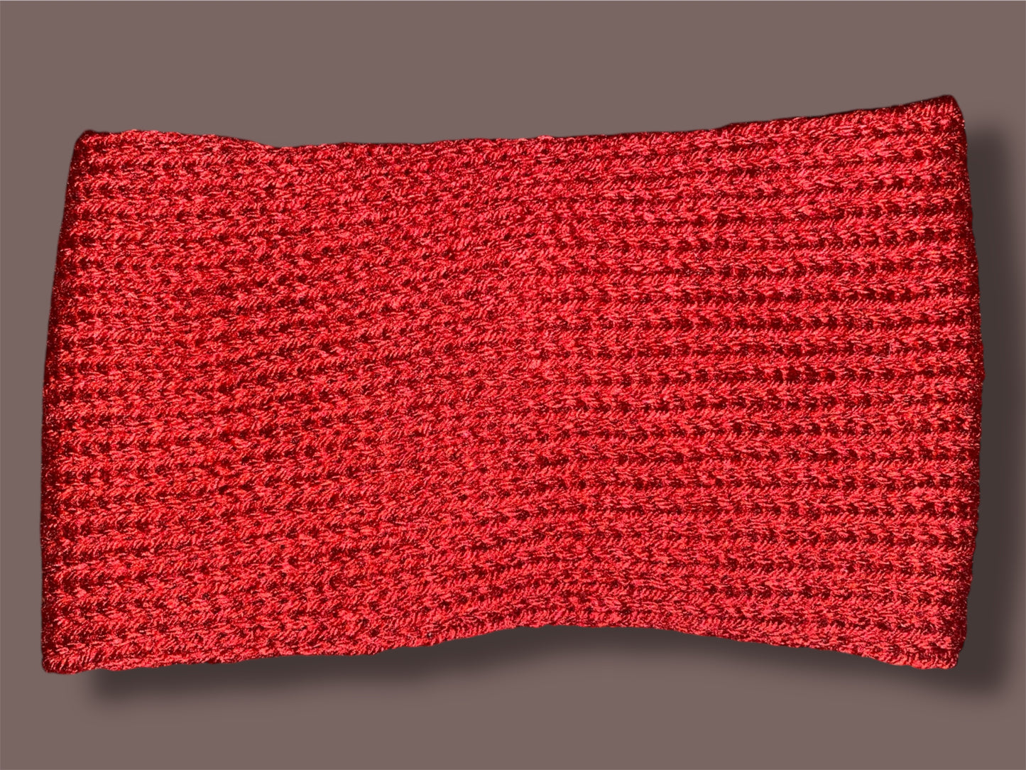 Knitted Ear Warmer | Scarlet Letter | Adult Size